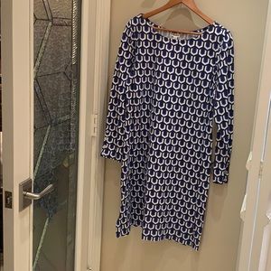 Printed long sleeve tshirt dress